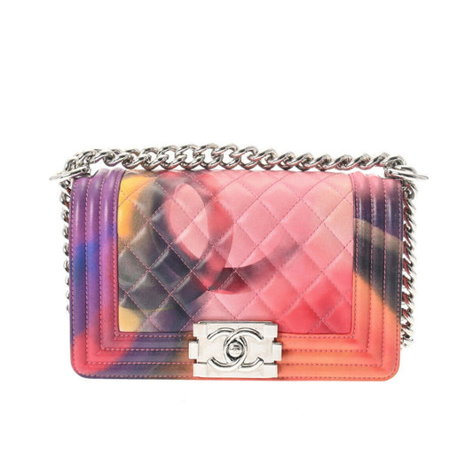 Chanel Sac Boy en cuir marble