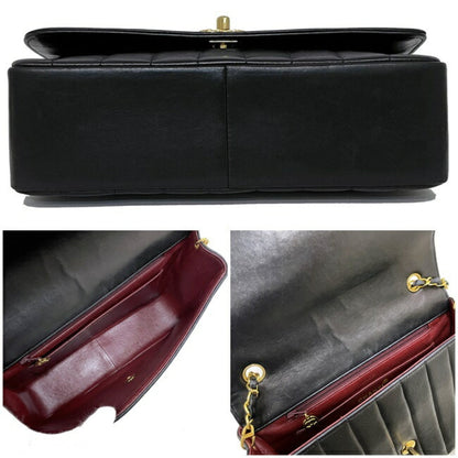 Chanel Sac Single Flap en cuir noir