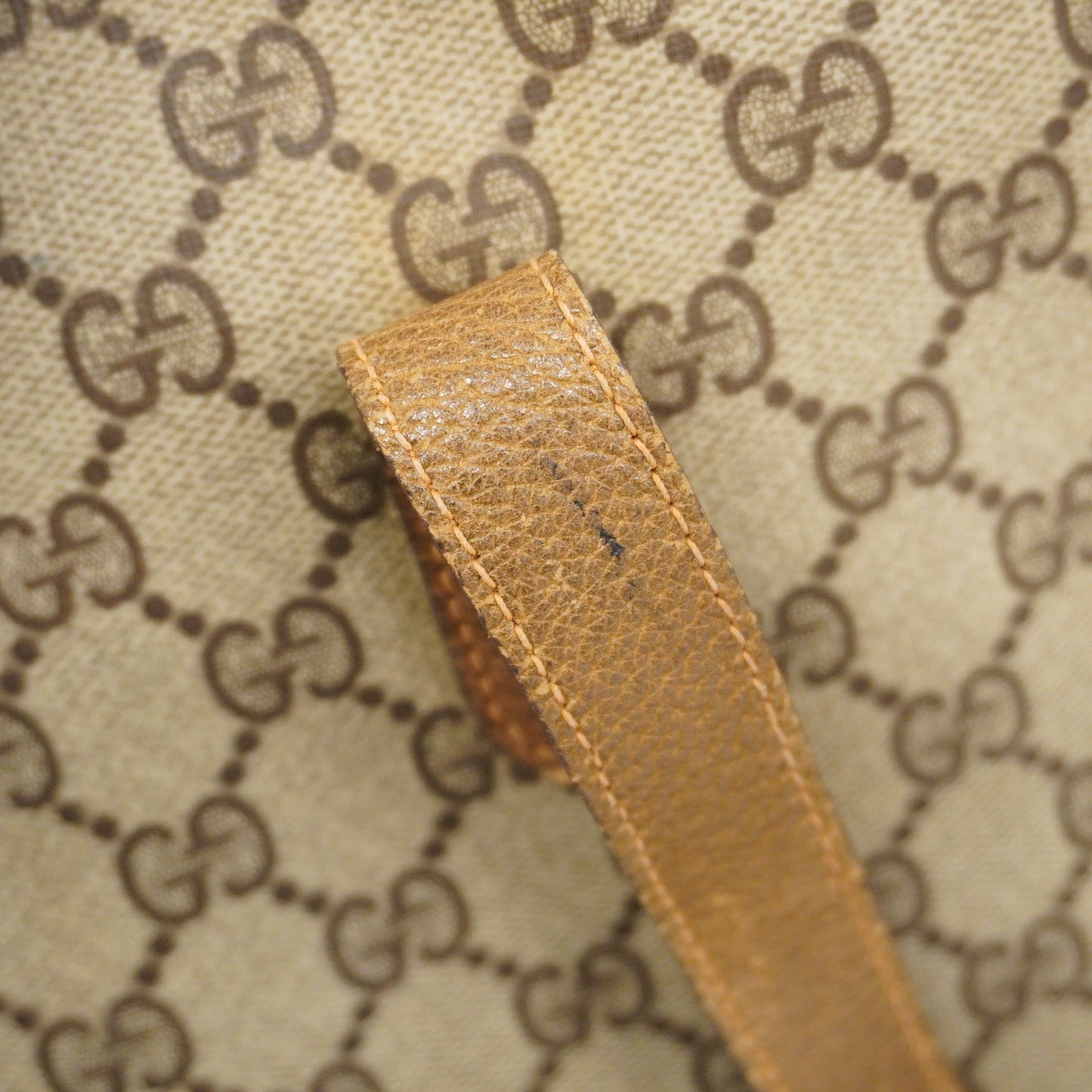 GUCCI  GG Supreme 92 02 998 Women's Tote Bag Beige,Brown
