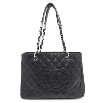 Chanel Sac GST en cuir caviar noir