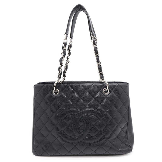 Chanel Sac GST en cuir caviar noir