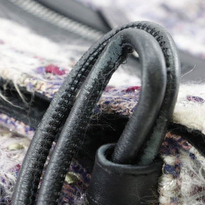 Chanel Sac Flap en tweed violet
