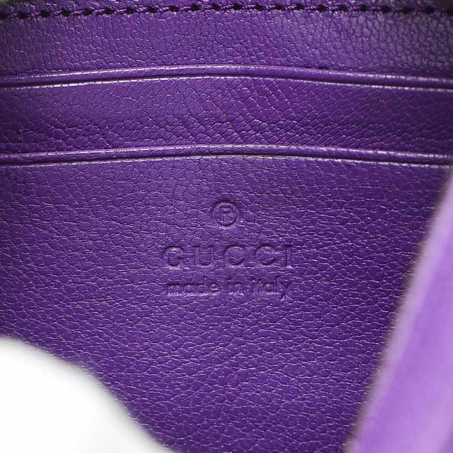 GUCCI Aphrodite Small Shoulder Bag Leather Purple 731817