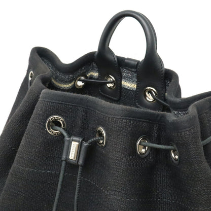 Chanel Sac Deauville en toile beige