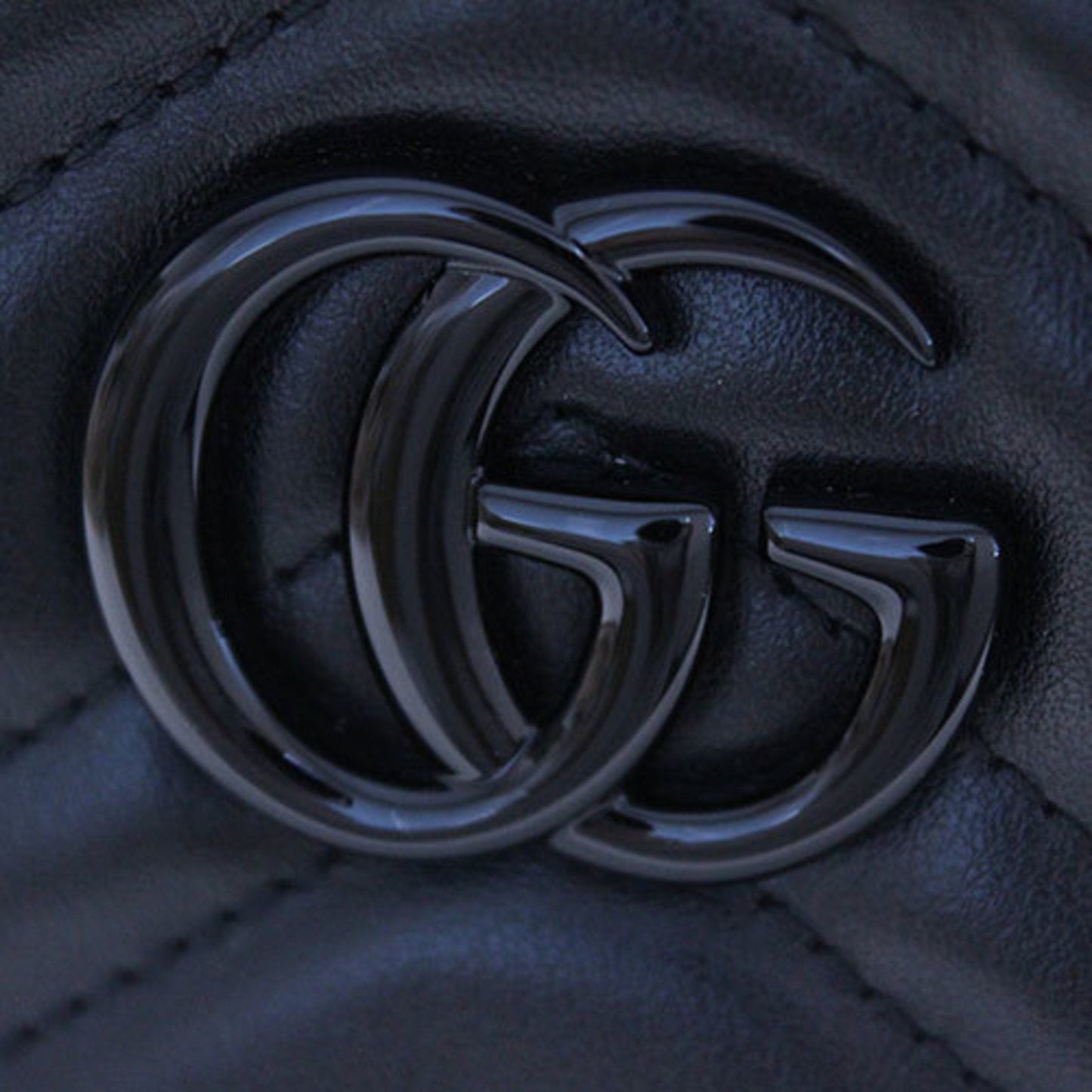 GUCCI Bag Women's GG Marmont Shoulder Leather Black 634936 Quilting