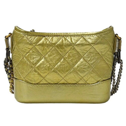 Chanel Sac Gabrielle en cuir dor