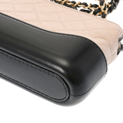 Chanel Sac Gabrielle en cuir beige