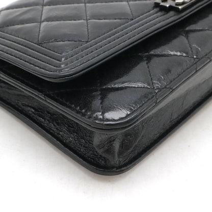 Chanel Sac Boy en cuir noir