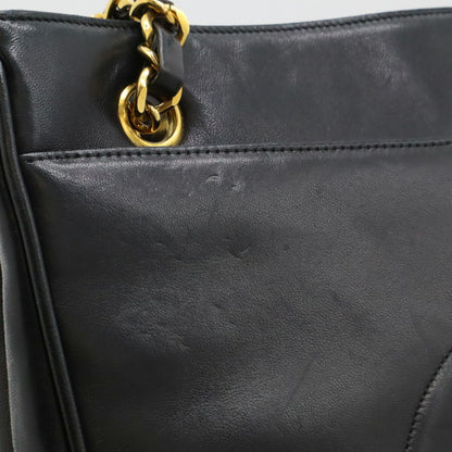 Chanel Sac Chain Tote en cuir noir