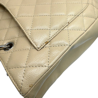 Chanel Sac GST en cuir caviar beige