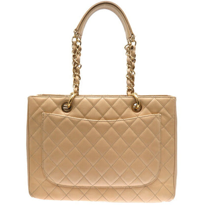Chanel Sac GST en cuir caviar beige