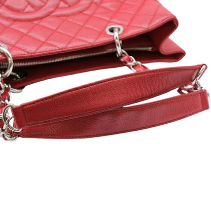 Chanel Sac GST en cuir caviar rouge