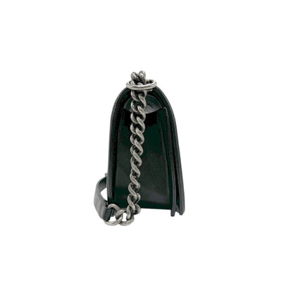 Chanel Sac Boy en cuir noir