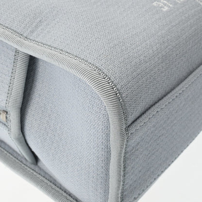 Chanel Sac Deauville en toile bleu