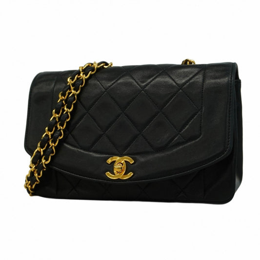 Chanel Sac Diana en cuir noir