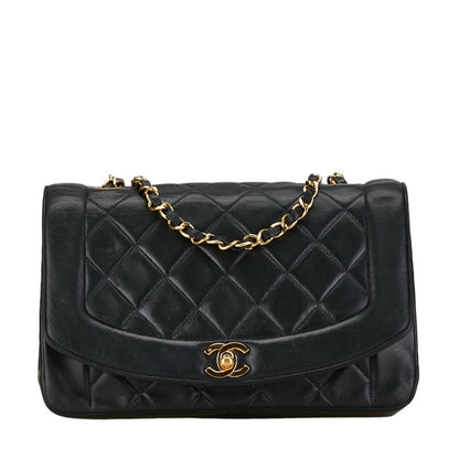 Chanel Sac Diana en cuir noir