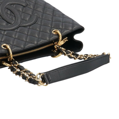 Chanel Sac GST en cuir caviar noir