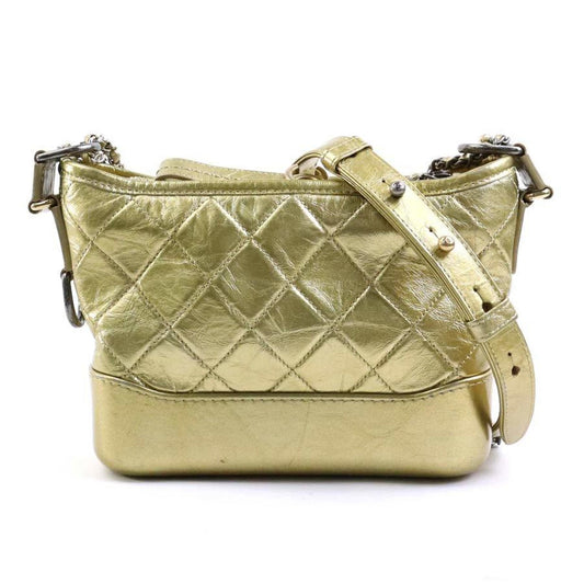 Chanel Sac Gabrielle en cuir dor