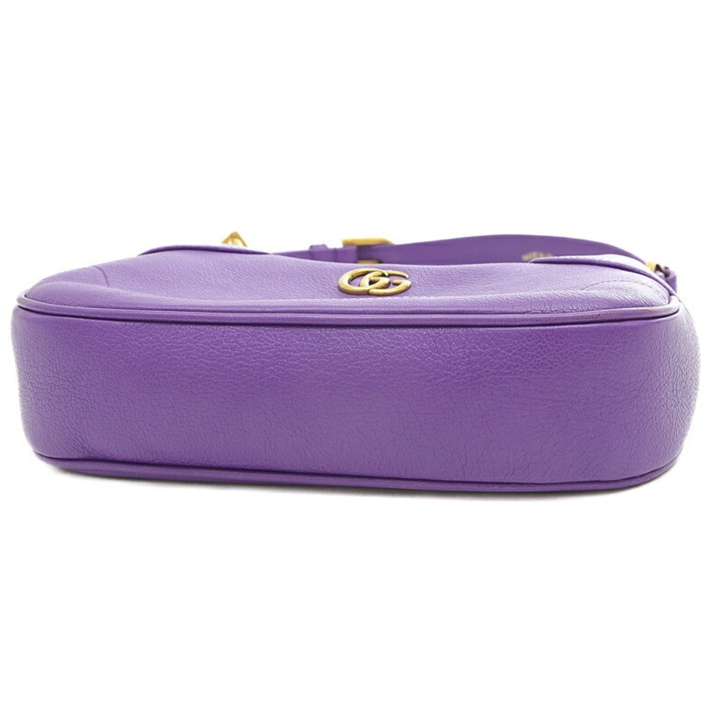 GUCCI Aphrodite Small Shoulder Bag Leather Purple 731817