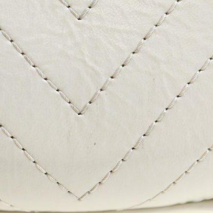 Chanel Sac La Pausa en cuir blanc