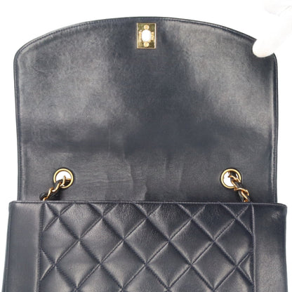 Chanel Sac Diana en cuir bleu