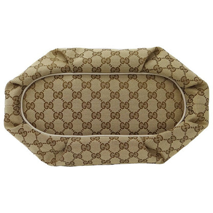 GUCCI bag ladies shoulder GG canvas ivory brown 388930