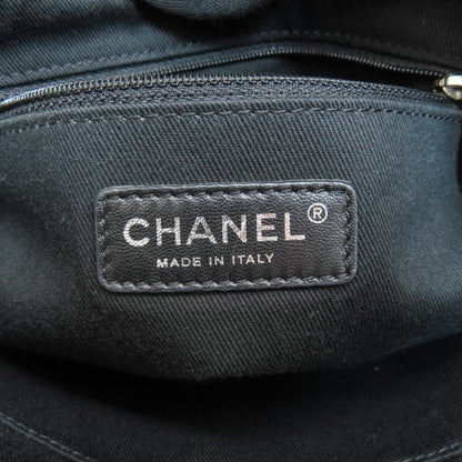 Chanel Sac Deauville en toile beige