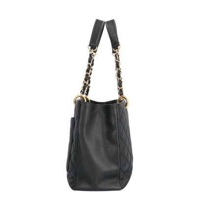 Chanel Sac GST en cuir caviar noir