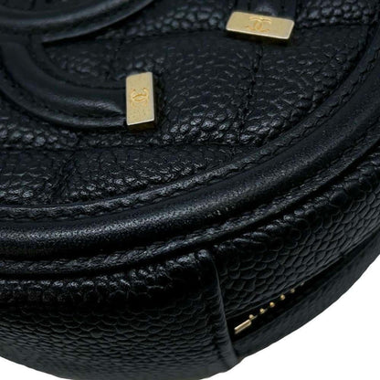 Chanel Sac Filigree en cuir caviar noir