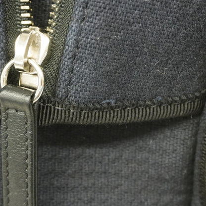 Chanel Sac Deauville en toile noir