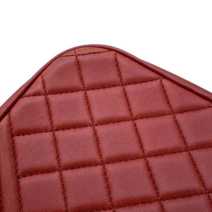 Chanel Sac Boy en cuir rouge