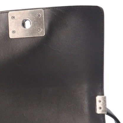 Chanel Sac Boy en cuir noir