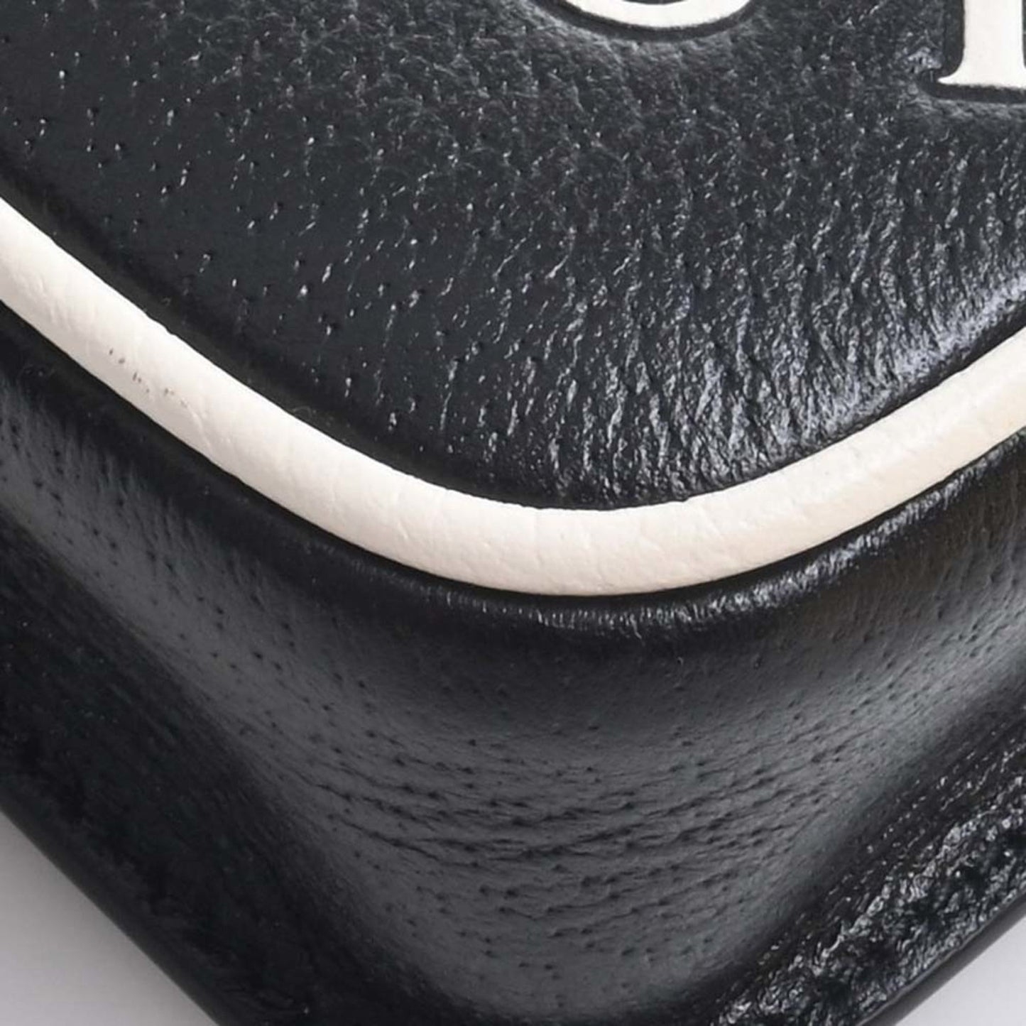 GUCCI Adidas collaboration leather shoulder bag 721794 black ladies