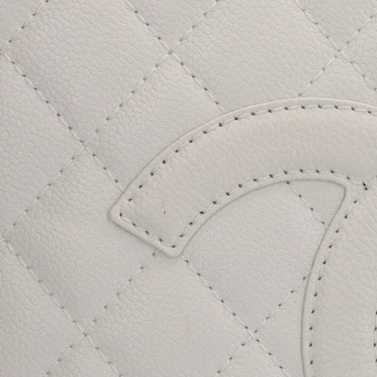 Chanel Sac GST en cuir caviar blanc