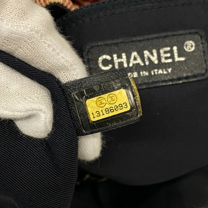 Chanel Sac Cabas en toile bleu