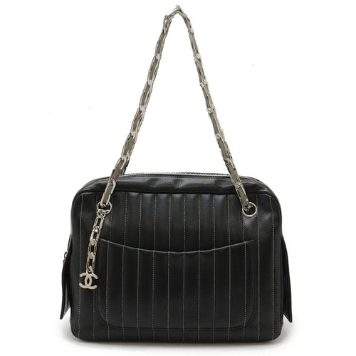 Chanel Sac Mademoiselle en cuir noir
