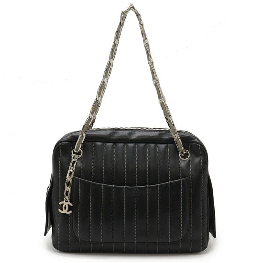 Chanel Sac Mademoiselle en cuir noir
