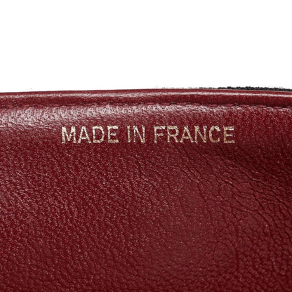 Chanel Sac Double Flap en coton noir