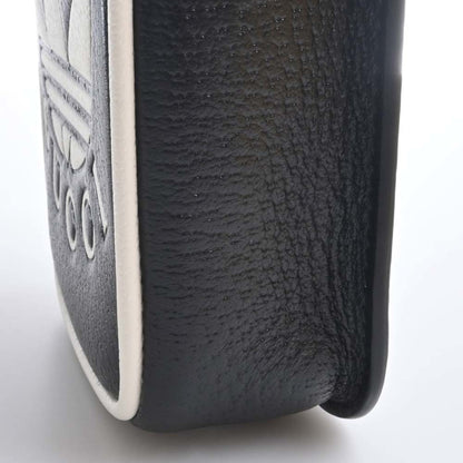 GUCCI Adidas collaboration leather shoulder bag 721794 black ladies