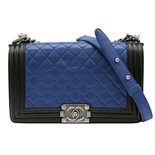 Chanel Sac Boy en cuir noir