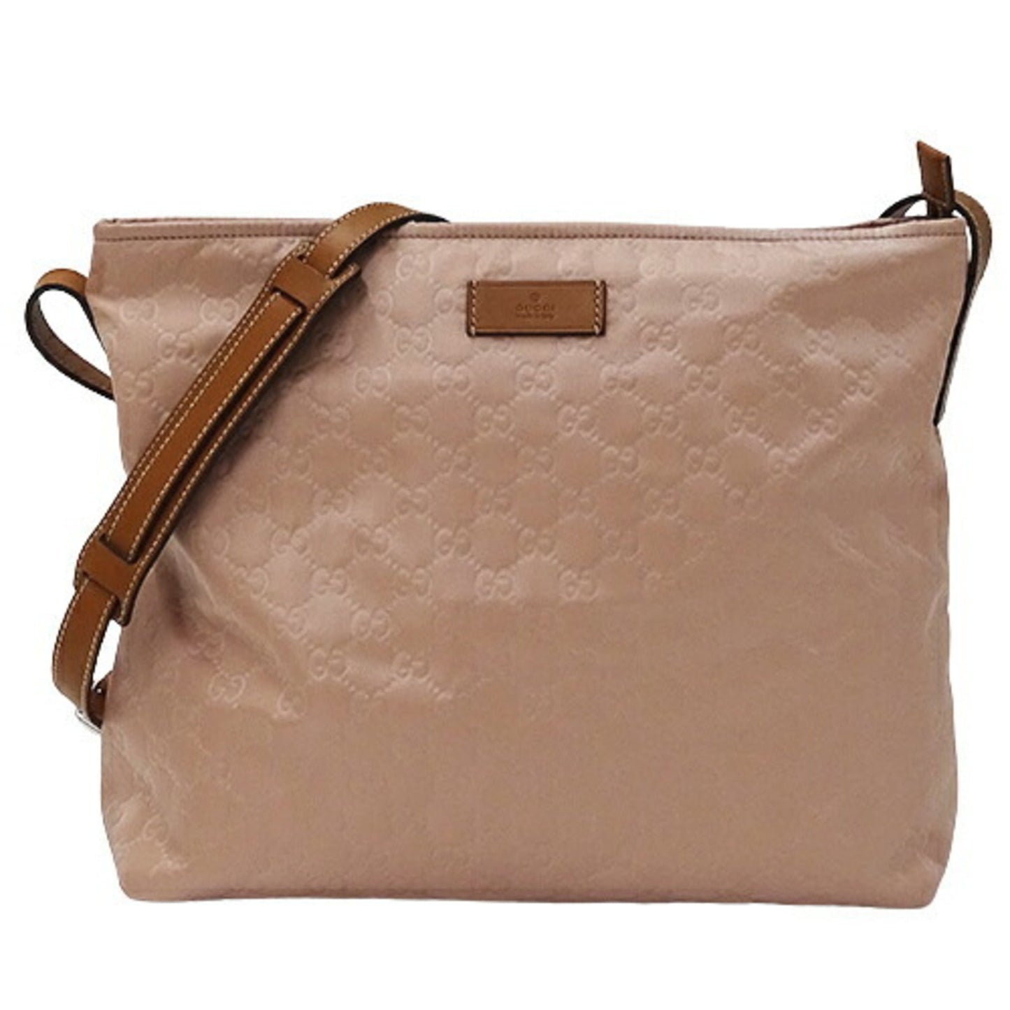 GUCCI bag ladies shoulder GG nylon pink 308840