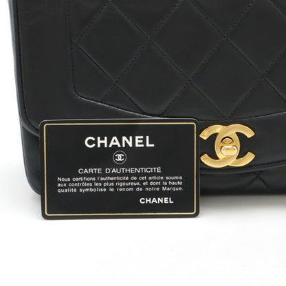 Chanel Sac Diana en cuir noir