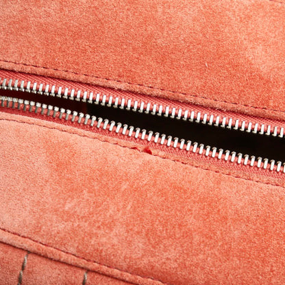 Chanel Sac Mademoiselle en daim orange
