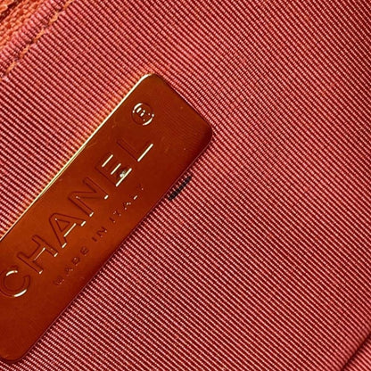 Chanel Sac Camera en cuir rose