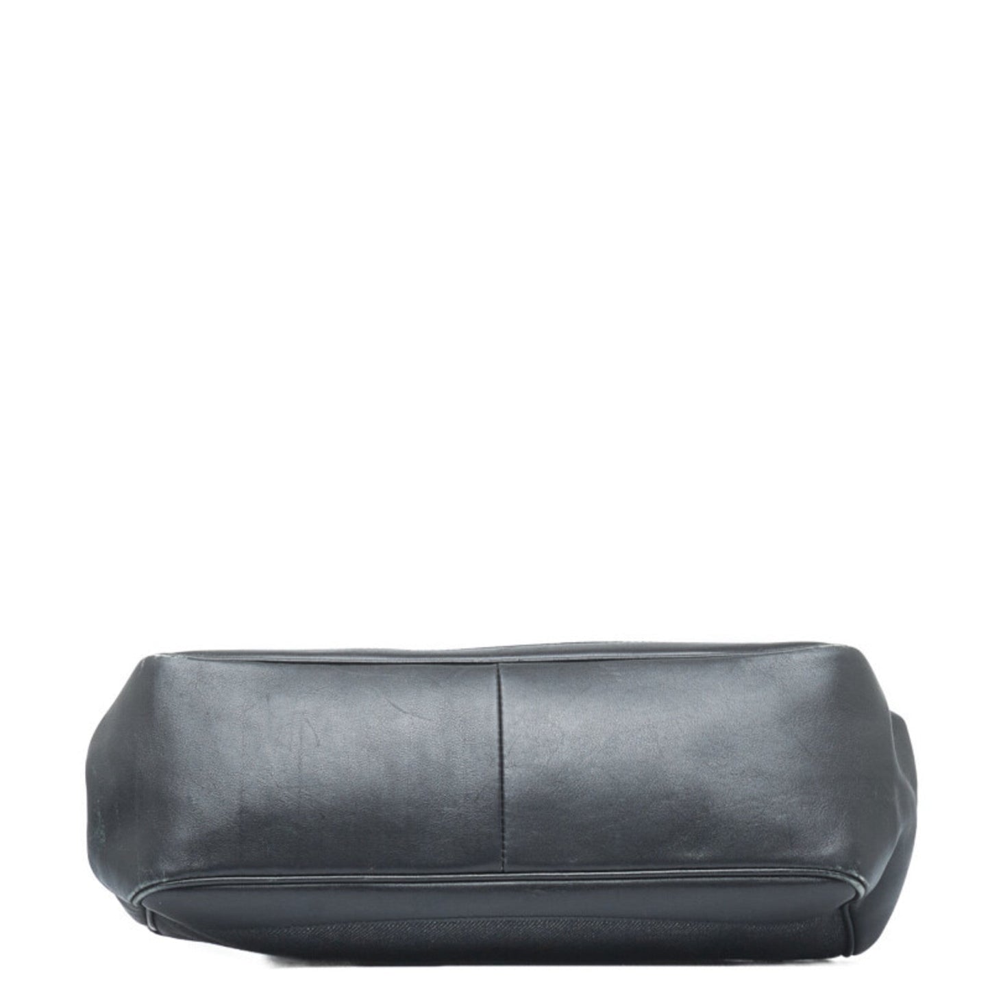 GUCCI Charm Handbag 92726 Black Canvas Leather Women's