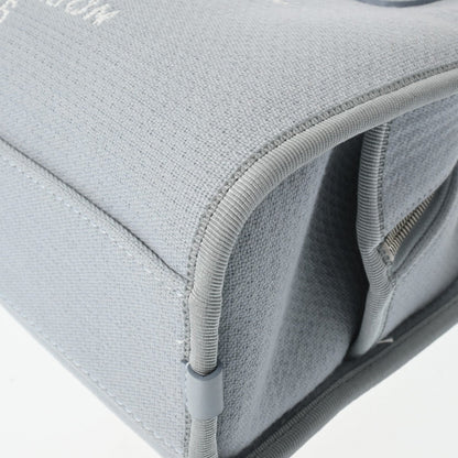 Chanel Sac Deauville en toile bleu