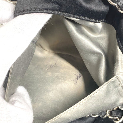 Chanel Sac Cabas en satin noir