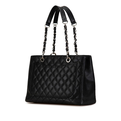 Chanel Sac GST en cuir caviar noir