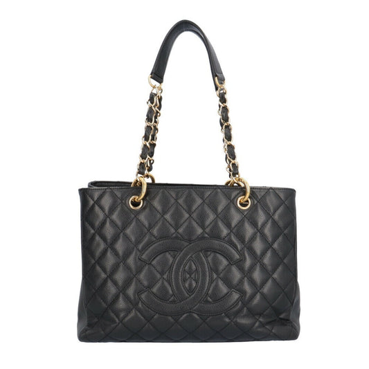 Chanel Sac GST en cuir caviar noir
