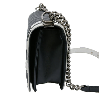 Chanel Sac Boy en cuir noir